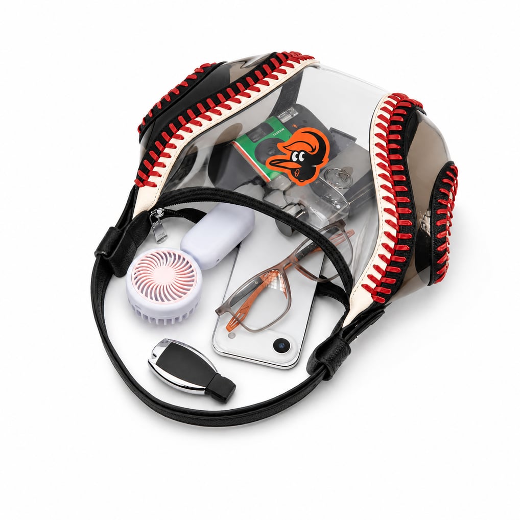 Baltimore Orioles Montana West Clear Slouchy Shoulder Bag