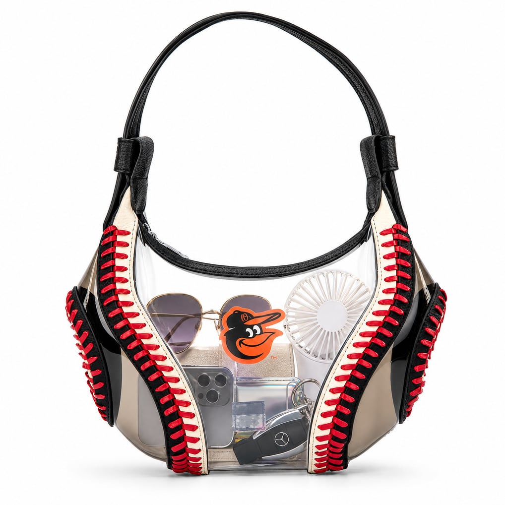 Baltimore Orioles Montana West Clear Slouchy Shoulder Bag