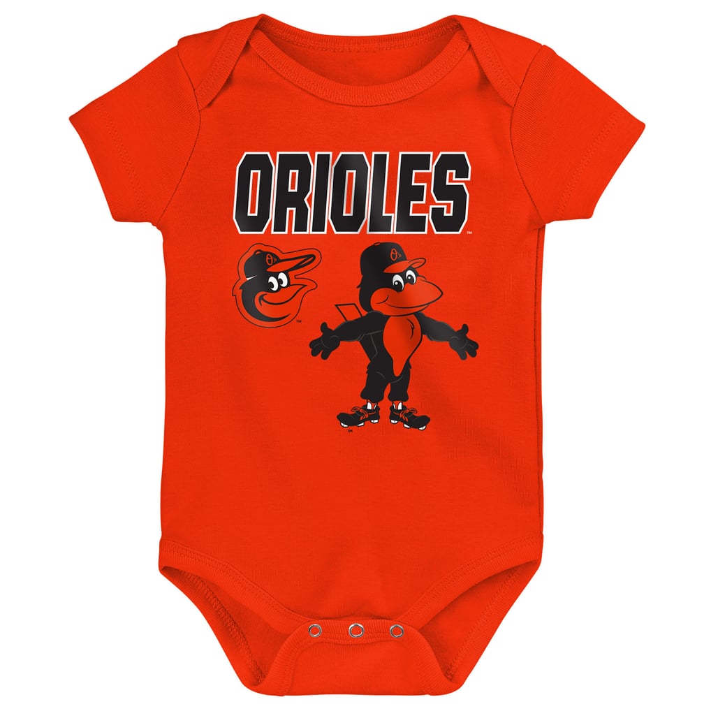 Baltimore Orioles Outerstuff Newborn Home Plate 3-Piece Creeper Set
