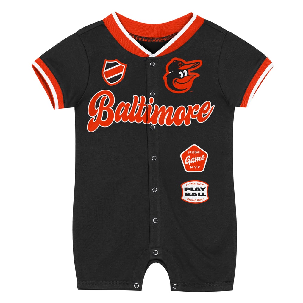 Baltimore Orioles Outerstuff Newborn Pinch Romper - Black