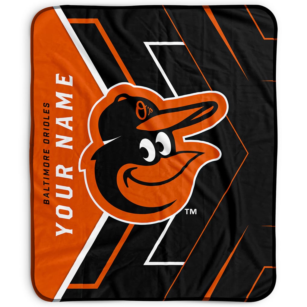 Baltimore Orioles Pegasus 50" x 60" Arrow Personalized Fleece Blanket
