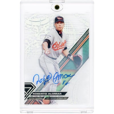 Roberto Alomar Baltimore Orioles Autographed 2017 Topps High Tek #HT-RA Card
