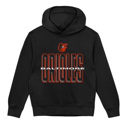 Baltimore Orioles Outerstuff Toddler Field General Fleece Hoodie - Black
