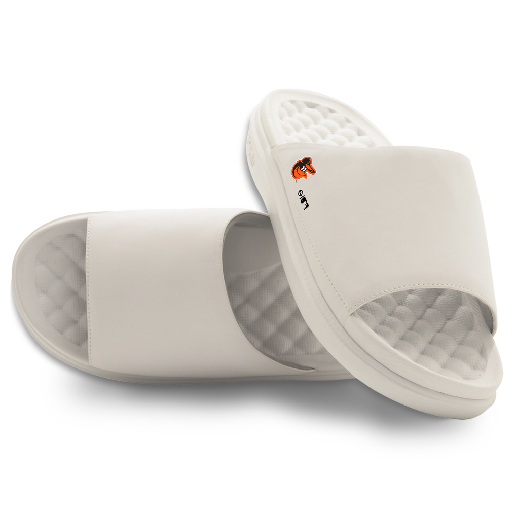 Baltimore Orioles ISlide Unisex Minimalistic Motive Slide Sandals - Cream