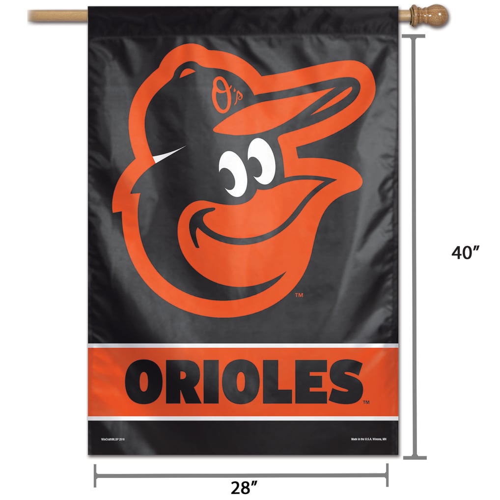 Baltimore Orioles WinCraft 28" x 40" Large Logo Single-Sided Vertical Banner