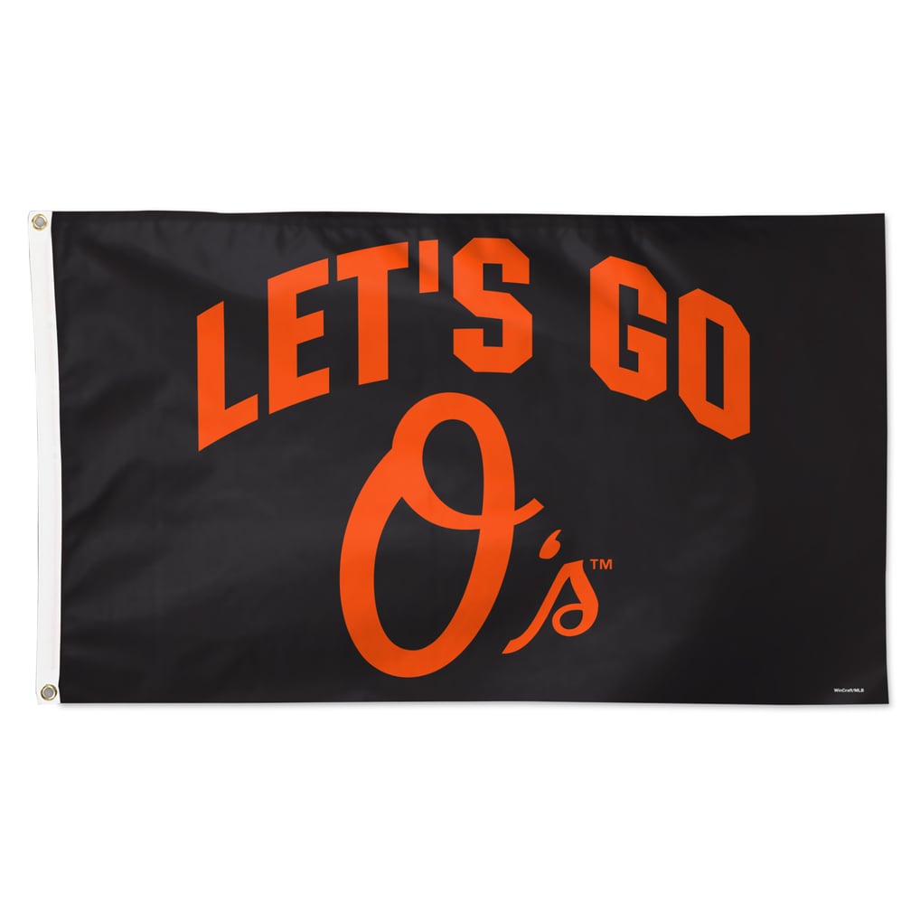 Baltimore Orioles WinCraft 3' x 5' Single-Sided Deluxe Team Slogan Flag