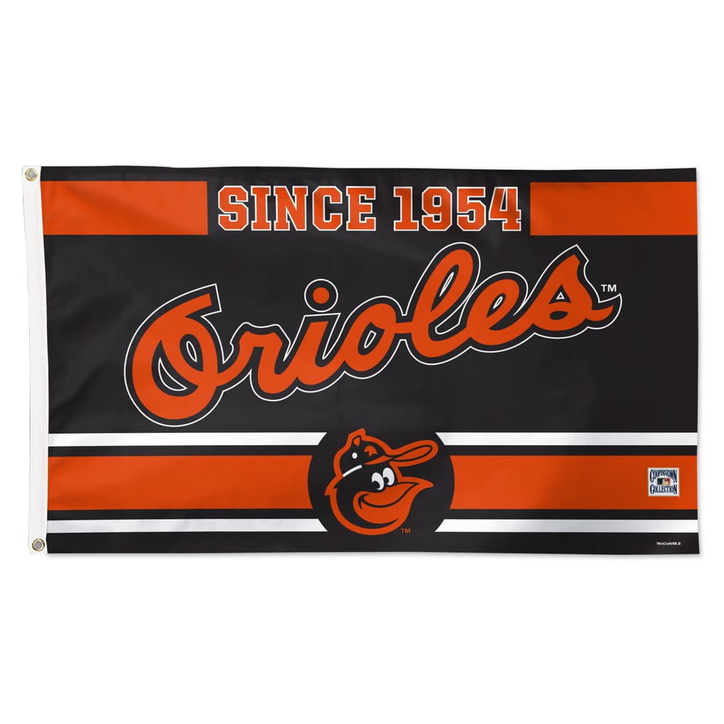 Baltimore Orioles WinCraft 3' x 5' Single-Sided Franchise Establishment Deluxe Flag