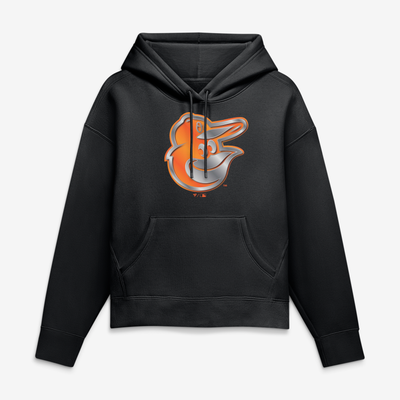Baltimore Orioles Women's Forged Mascot Hoodie - Black