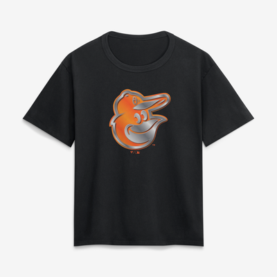 Baltimore Orioles Women's Forged Mascot T-Shirt - Black
