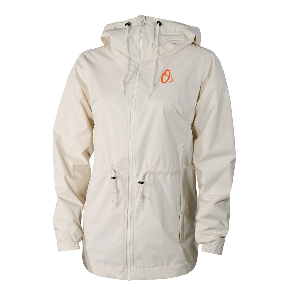 Baltimore Orioles Columbia Women's Lily Park Full-Zip Rain Jacket - Cream