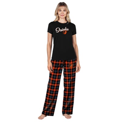  Baltimore Orioles Concepts Sport Women's Highland Sleep Set - Black