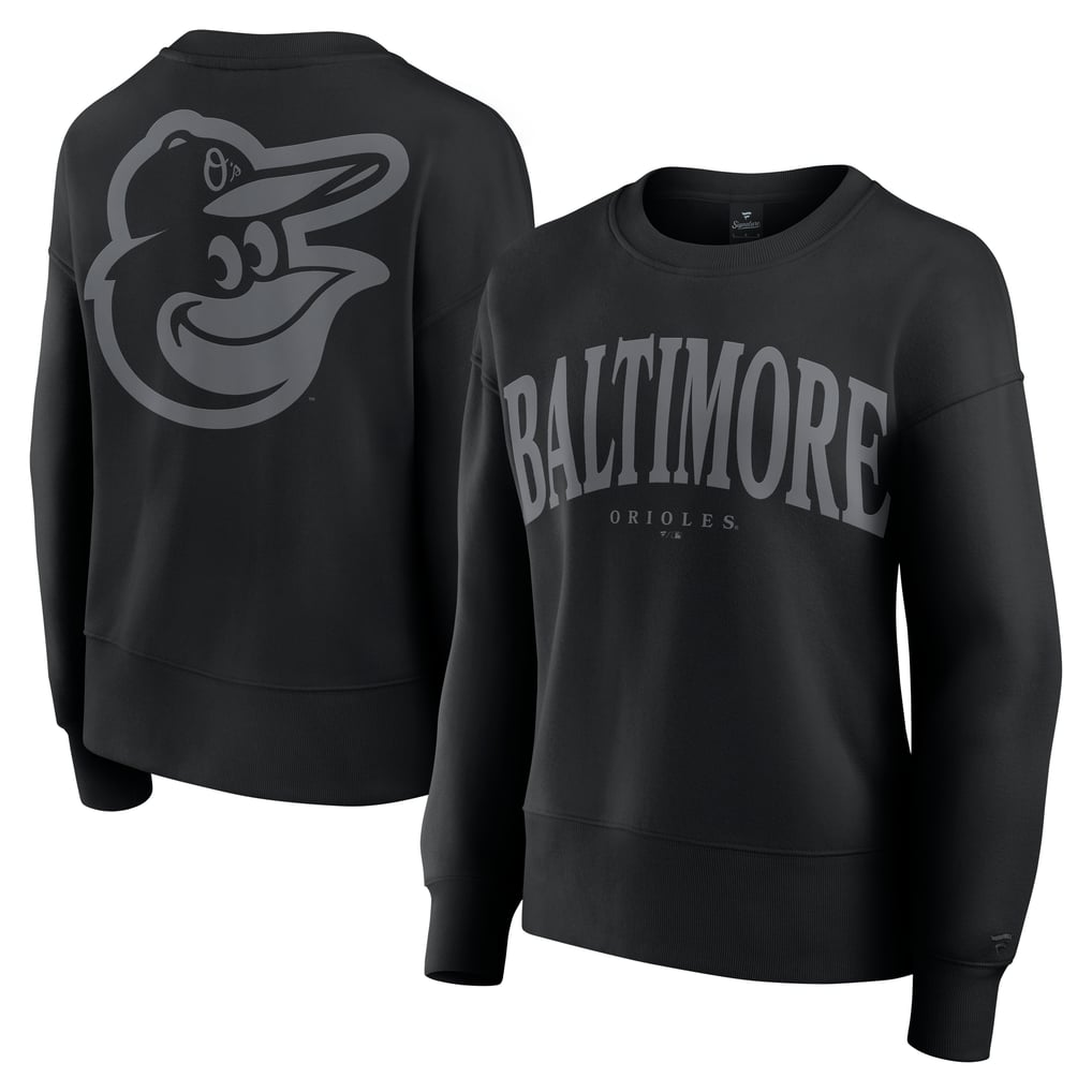 Baltimore Orioles Fanatics Women's Elements Flow Pullover Sweatshirt - Black