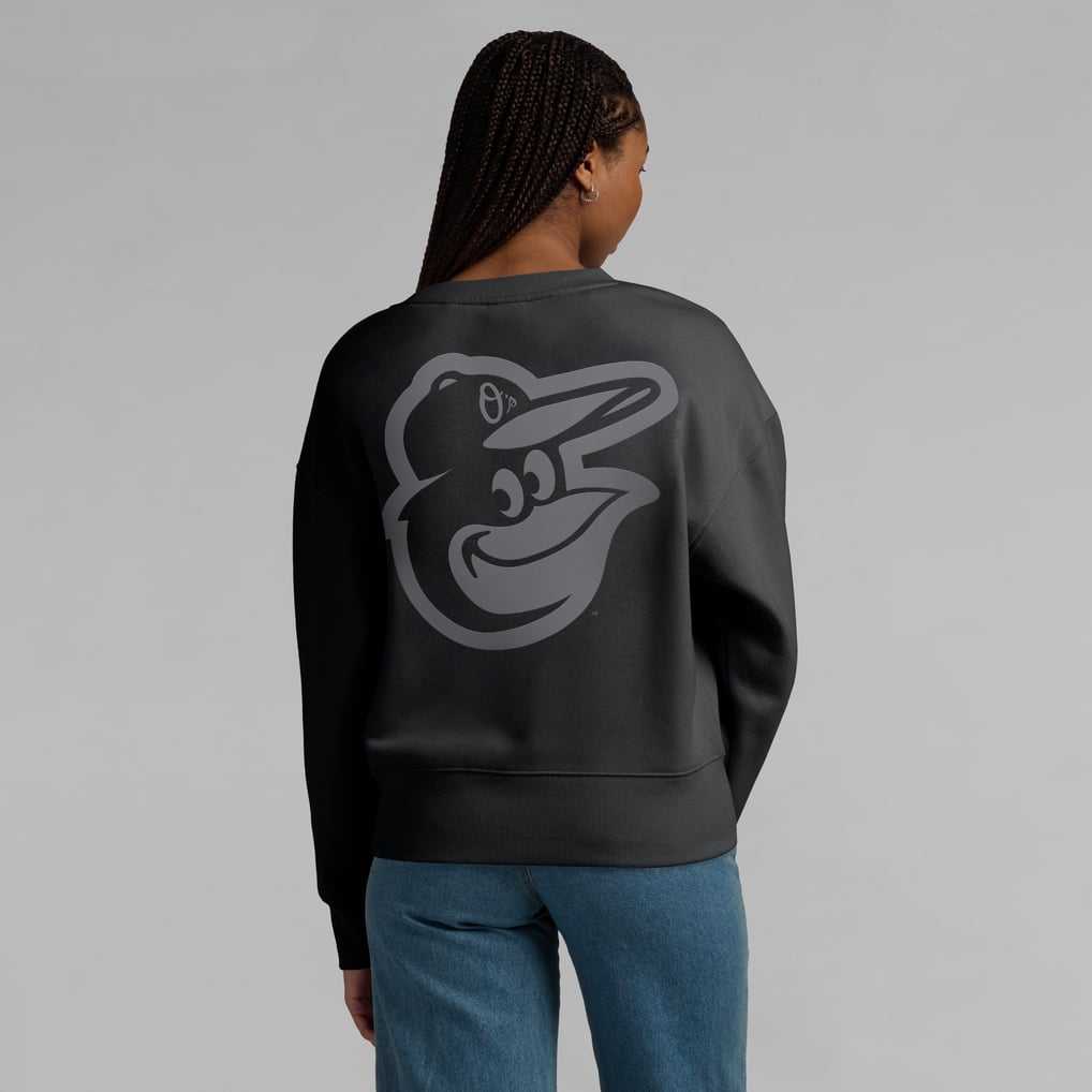 Baltimore Orioles Fanatics Women's Elements Flow Pullover Sweatshirt - Black