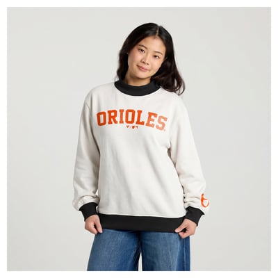 Baltimore Orioles Fanatics Women's Sweatshirt - Cream