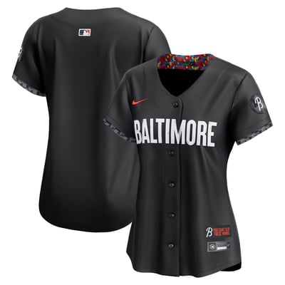  Baltimore Orioles Nike Women's City Connect Limited Jersey - Black