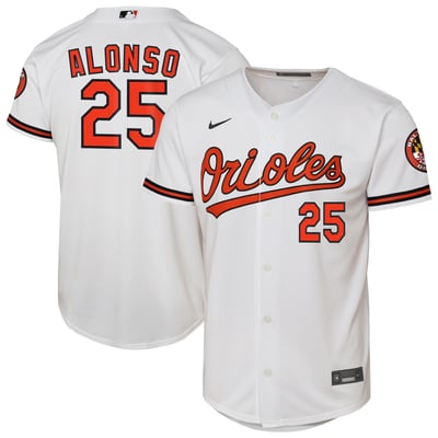 Pete Alonso Baltimore Orioles Nike Youth Home Limited Jersey - White