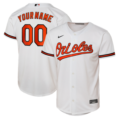 Baltimore Orioles Nike Youth Home Replica Custom Jersey - White