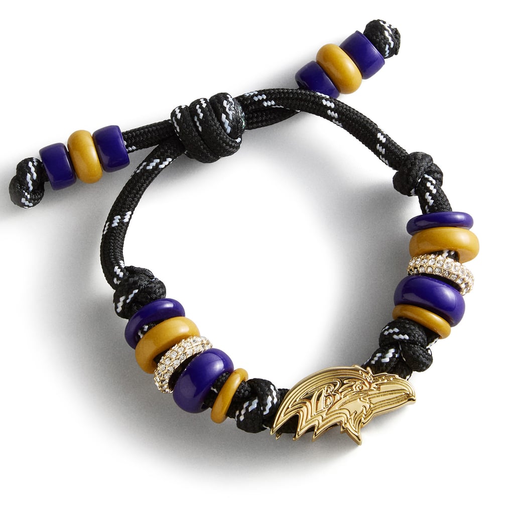  BaubleBar Baltimore Ravens Paracord Bracelet
