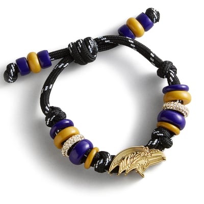  BaubleBar Baltimore Ravens Paracord Bracelet

