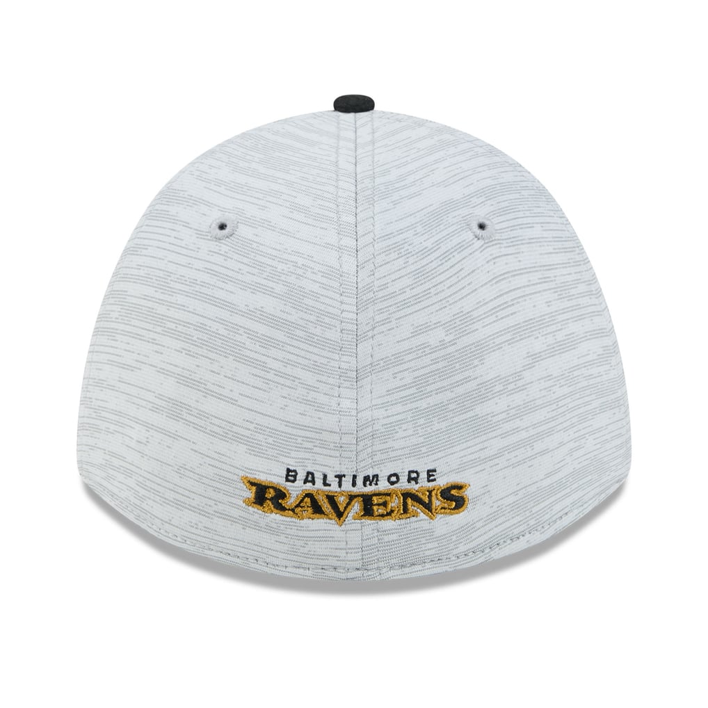 Baltimore Ravens New Era  Tech 39THIRTY A-Frame Stretch Hat - Gray
