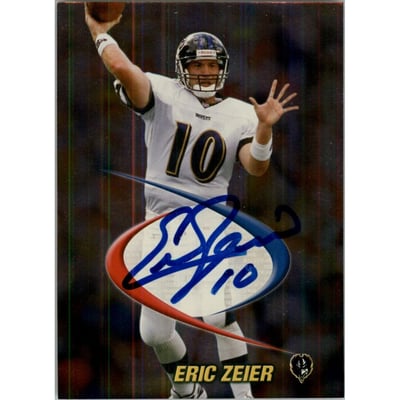 1998 Collector's Edge Odyssey Prodigies Autographs #34 Eric Zeier