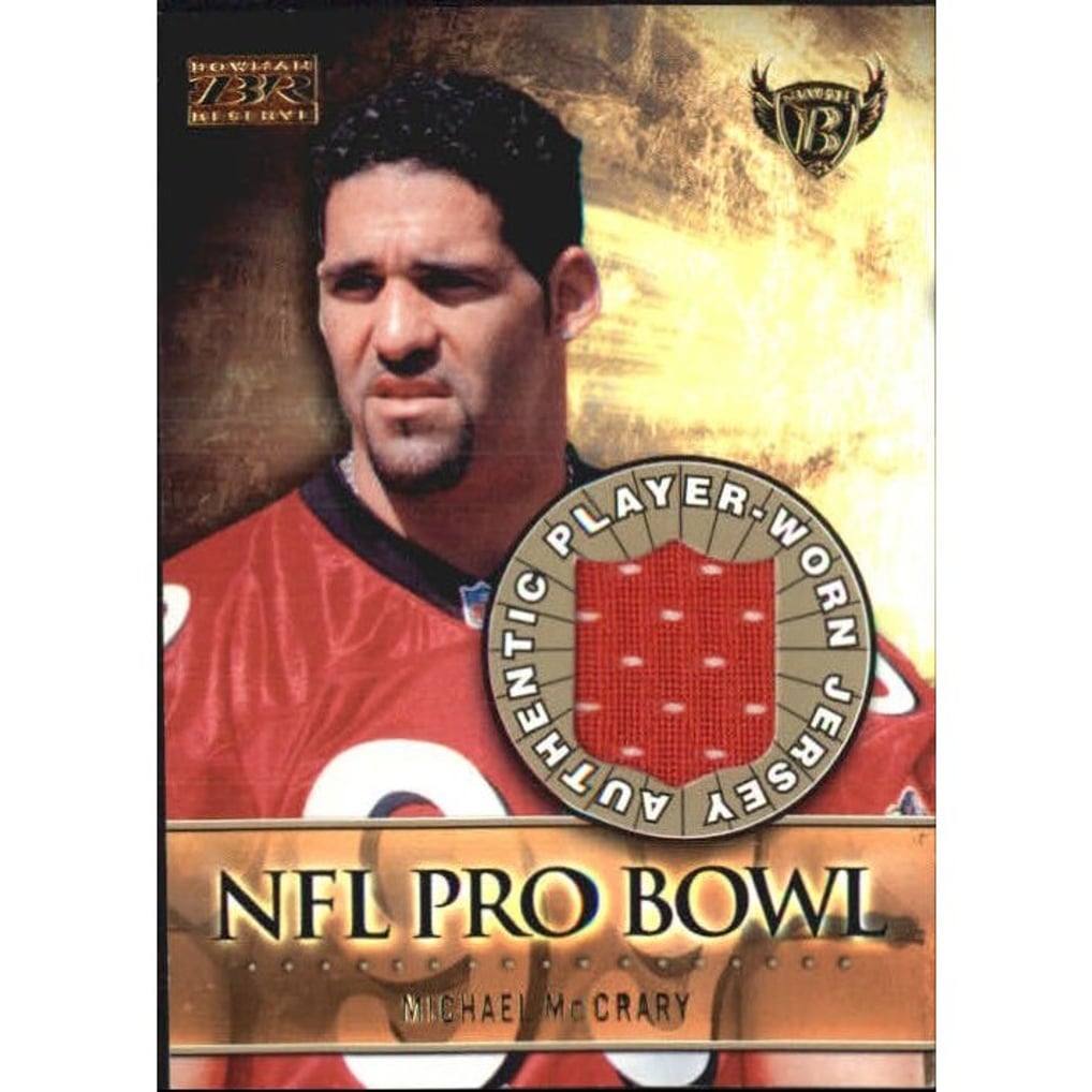 2000 Bowman Reserve Pro Bowl Jerseys #PBMM Michael McCrary