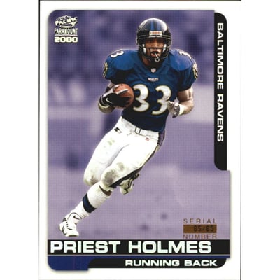 2000 Paramount HoloSilver #16 Priest Holmes