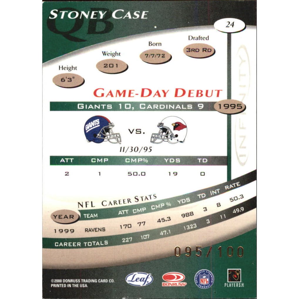 2000 Quantum Leaf Infinity Green #24 Stoney Case