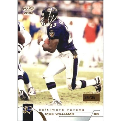 2002 Pacific Premiere Date #41 Moe Williams