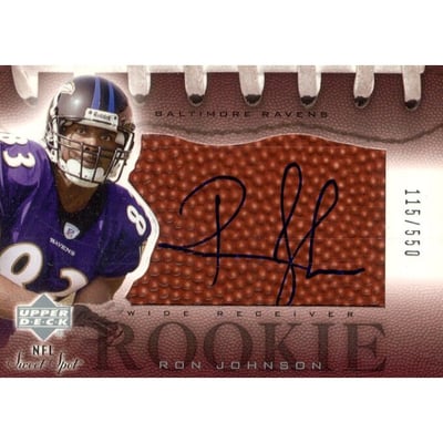 2002 Sweet Spot #155 Ron Johnson AU/550 RC