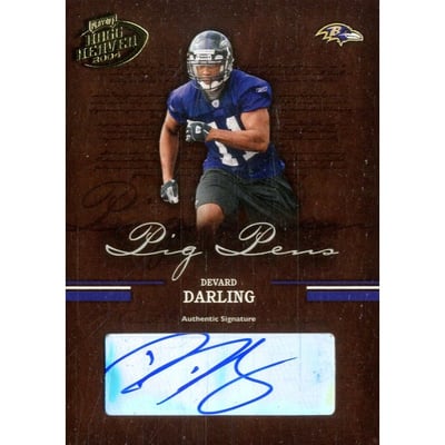 2004 Playoff Hogg Heaven Pig Pens Autographs #PP36 Devard Darling/150