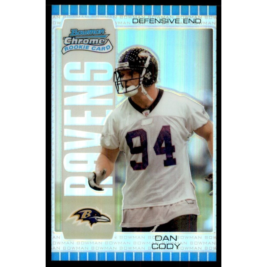 2005 Bowman Chrome Silver Refractors #216 Dan Cody