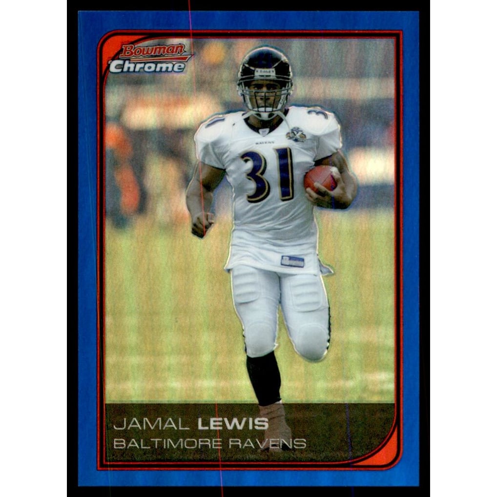 2006 Bowman Chrome Blue Refractors #162 Jamal Lewis