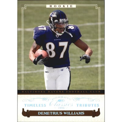 2006 Donruss Classics Timeless Tributes Silver #144 Demetrius Williams