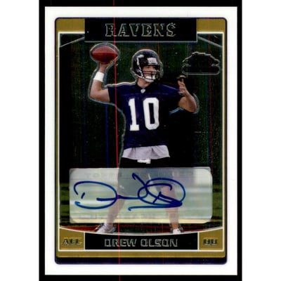 2006 Topps Chrome Rookie Autographs #264 Drew Olson D