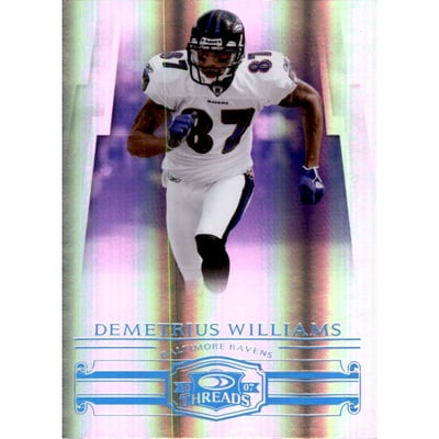 2007 Donruss Threads Platinum Holofoil #127 Demetrius Williams
