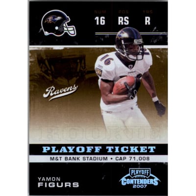 2007 Playoff Contenders Playoff Ticket #238 Yamon Figurs