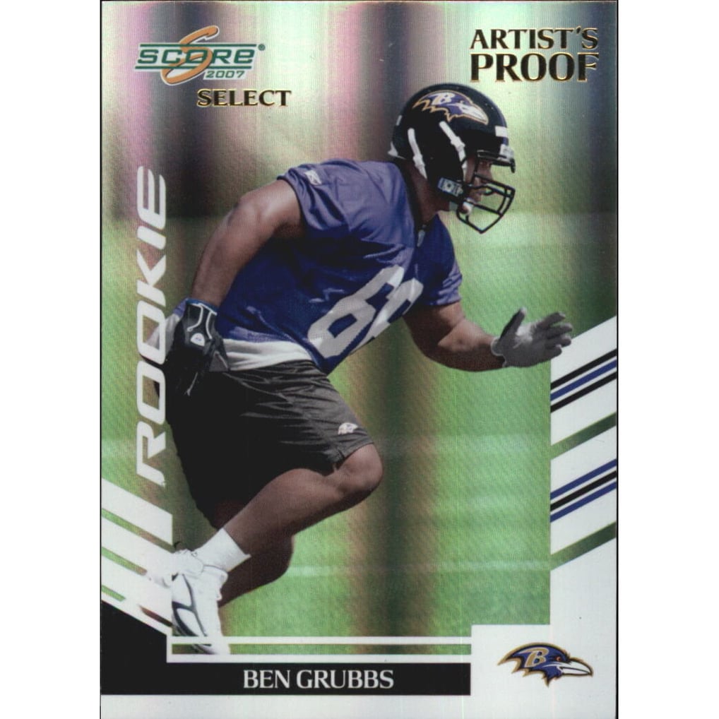 2007 Select Artist's Proof #398 Ben Grubbs
