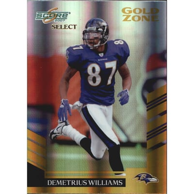 2007 Select Gold Zone #179 Demetrius Williams