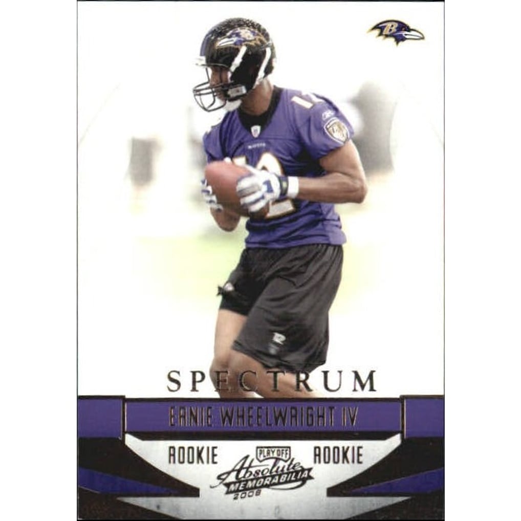 2008 Absolute Memorabilia Spectrum Silver Retail #182 Ernie Wheelwright