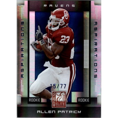 2008 Donruss Elite Aspirations #128 Allen Patrick/77