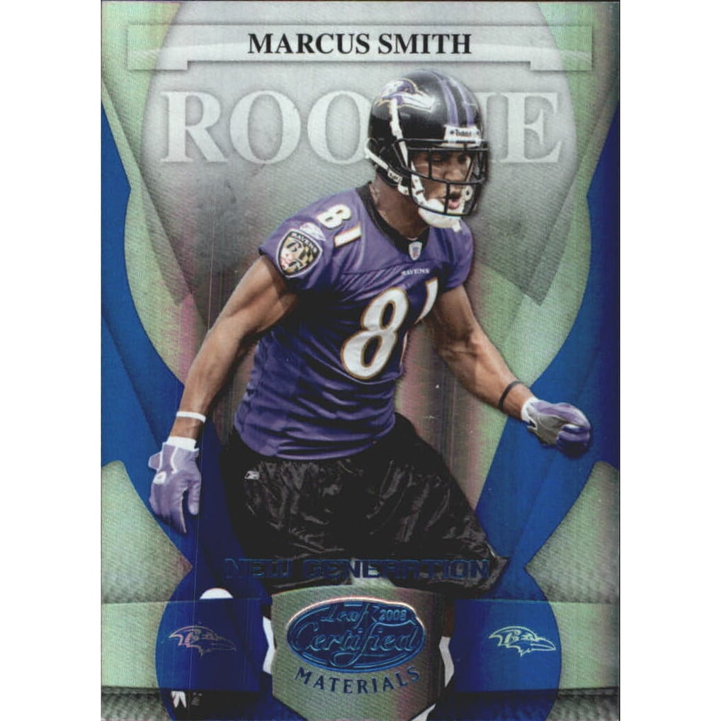 2008 Leaf Certified Materials Mirror Blue #181 Marcus Smith