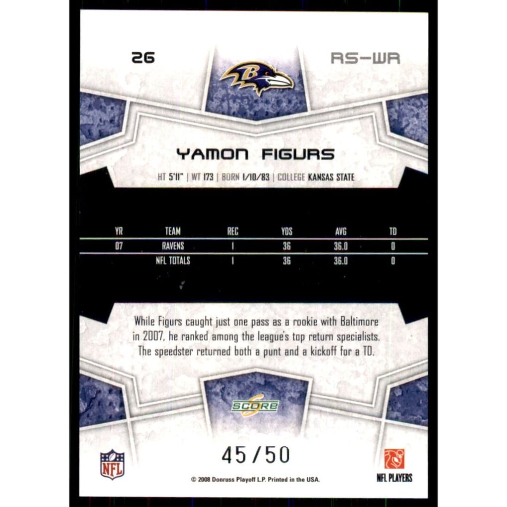 2008 Select Gold Zone #26 Yamon Figurs