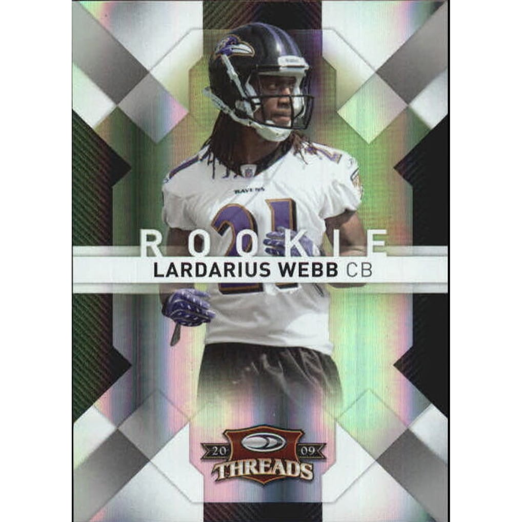 2009 Donruss Threads Silver Holofoil #165 Lardarius Webb