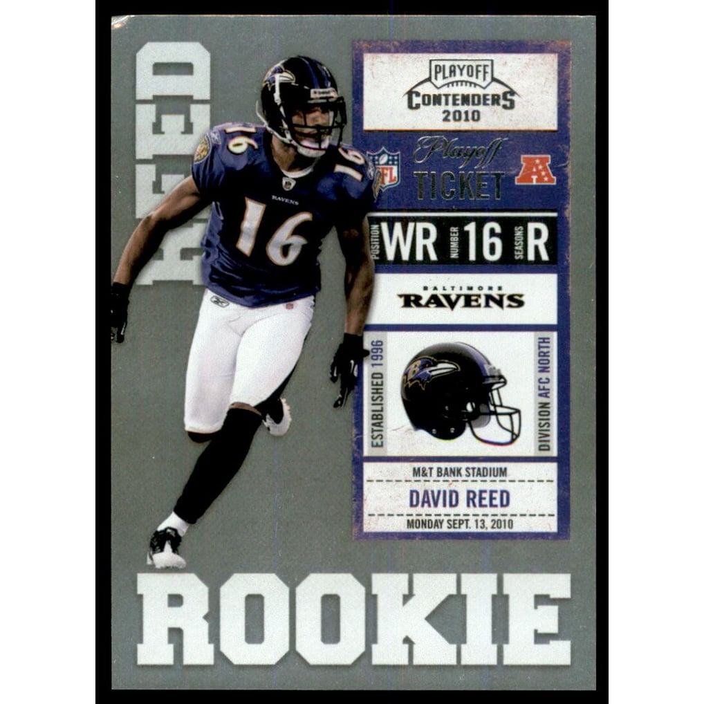 2010 Playoff Contenders Playoff Ticket #124 David Reed