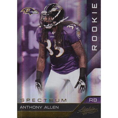 2011 Absolute Memorabilia Spectrum Gold #128 Anthony Allen