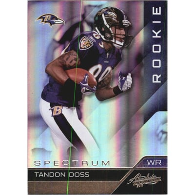 2011 Absolute Memorabilia Spectrum Silver #116 Tandon Doss