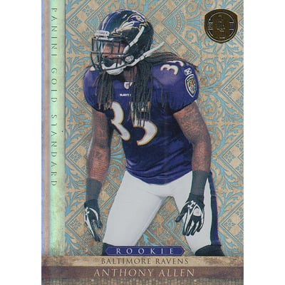 2011 Panini Gold Standard Platinum Gold #158 Anthony Allen