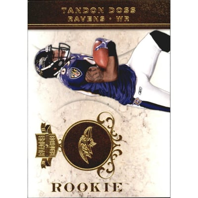 2011 Panini Plates and Patches Gold #177 Tandon Doss