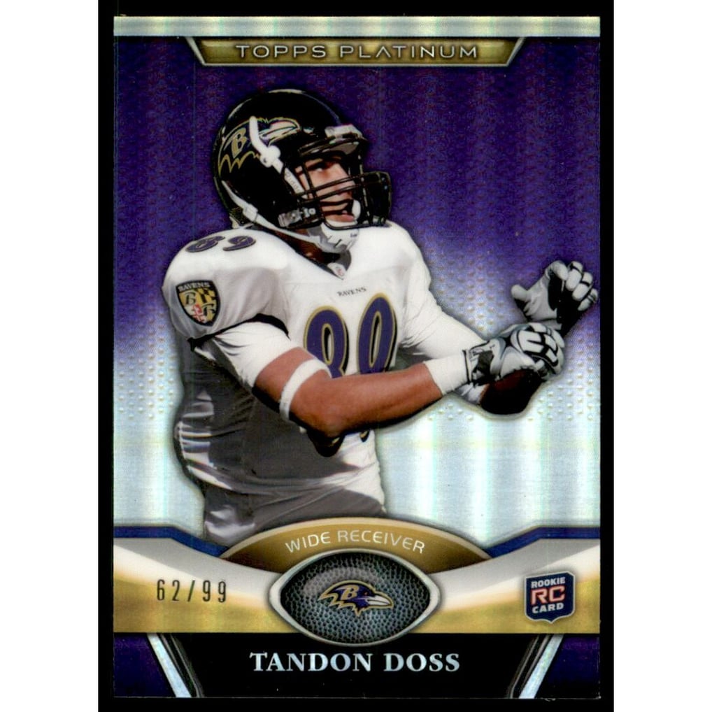 2011 Topps Platinum Purple Refractors #28 Tandon Doss